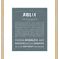Aislin | Name Art Print
