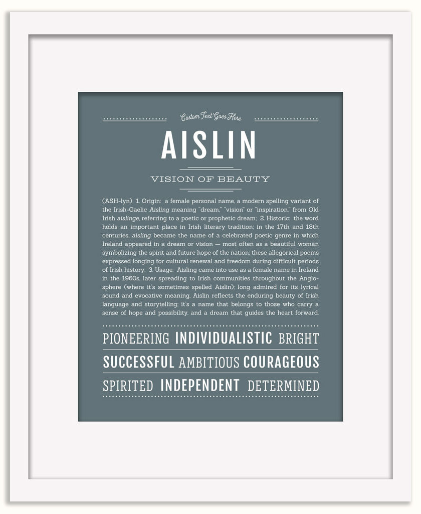 Aislin | Name Art Print