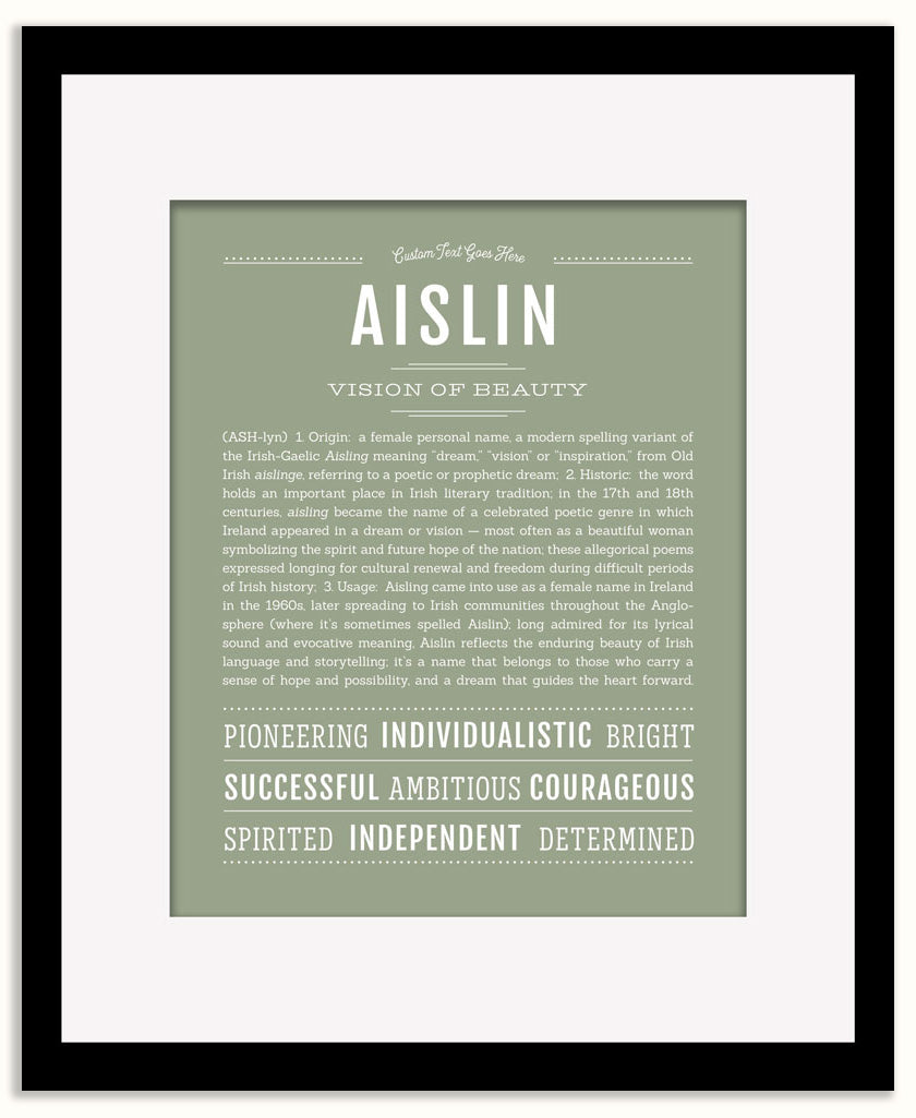 Aislin | Name Art Print