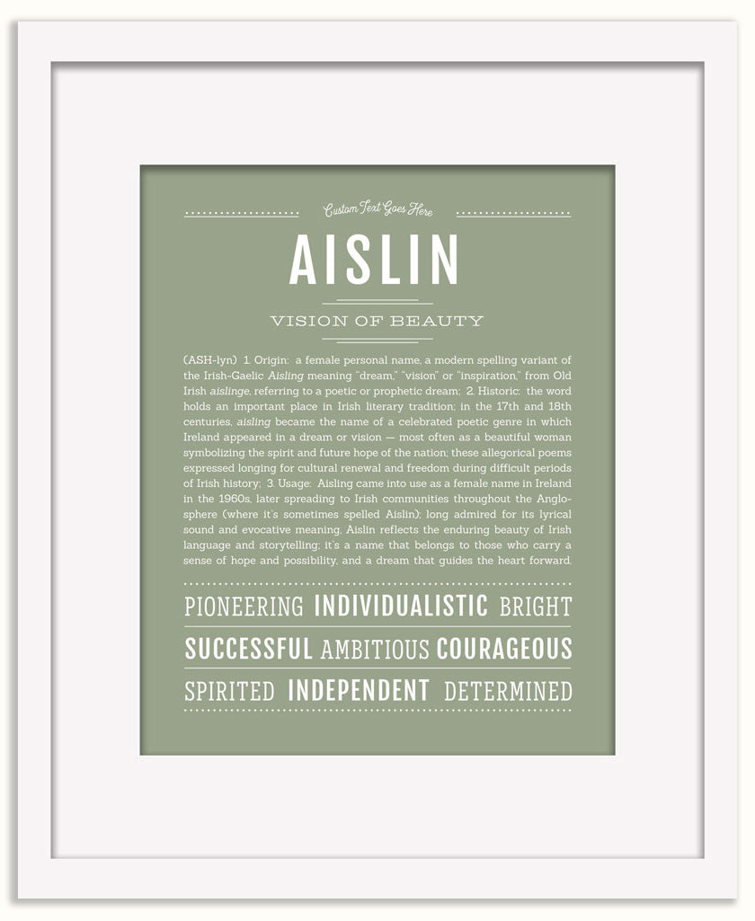 Aislin | Name Art Print