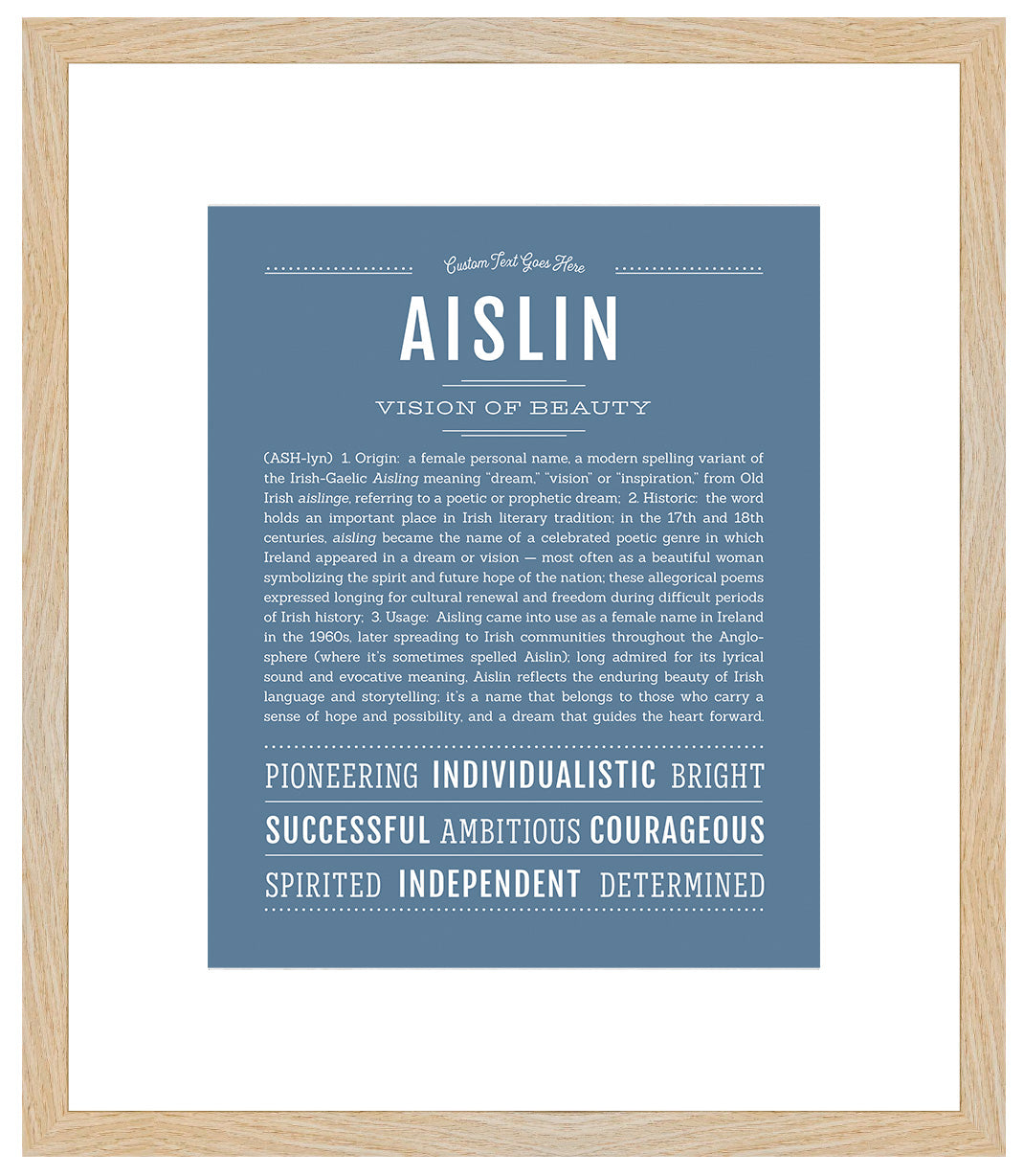 Aislin | Name Art Print