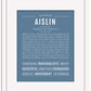 Aislin | Name Art Print