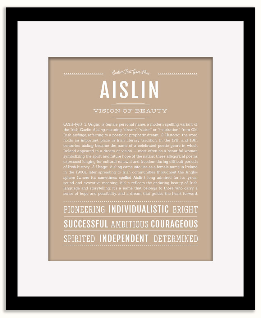 Aislin | Name Art Print