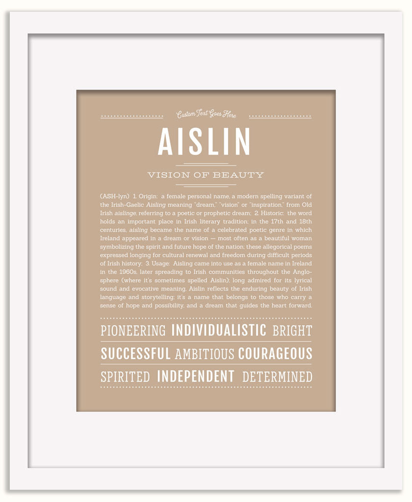 Aislin | Name Art Print