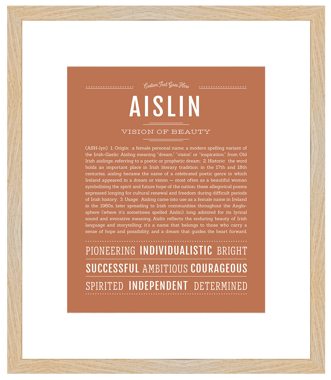 Aislin | Name Art Print