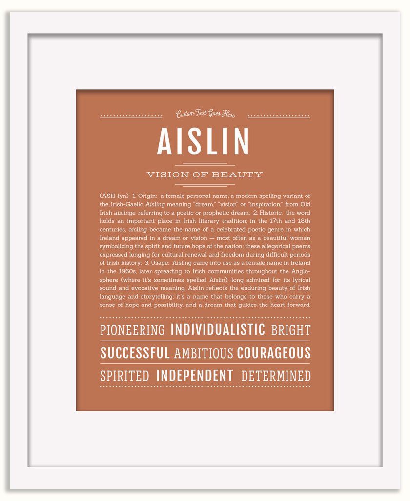 Aislin | Name Art Print