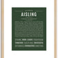 Aisling | Name Art Print