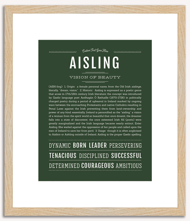 Aisling | Name Art Print