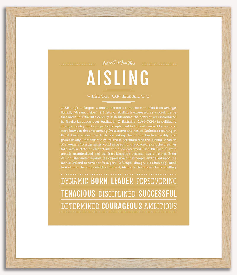 Aisling | Name Art Print