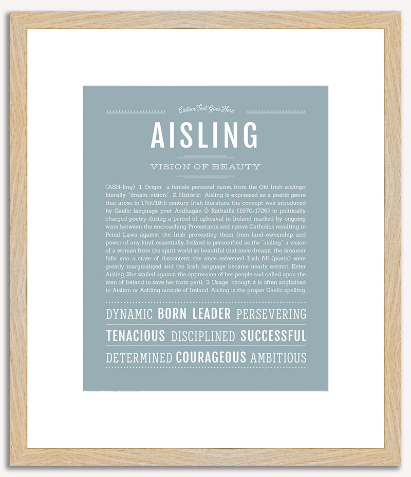 Aisling | Name Art Print