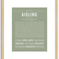 Aisling | Name Art Print