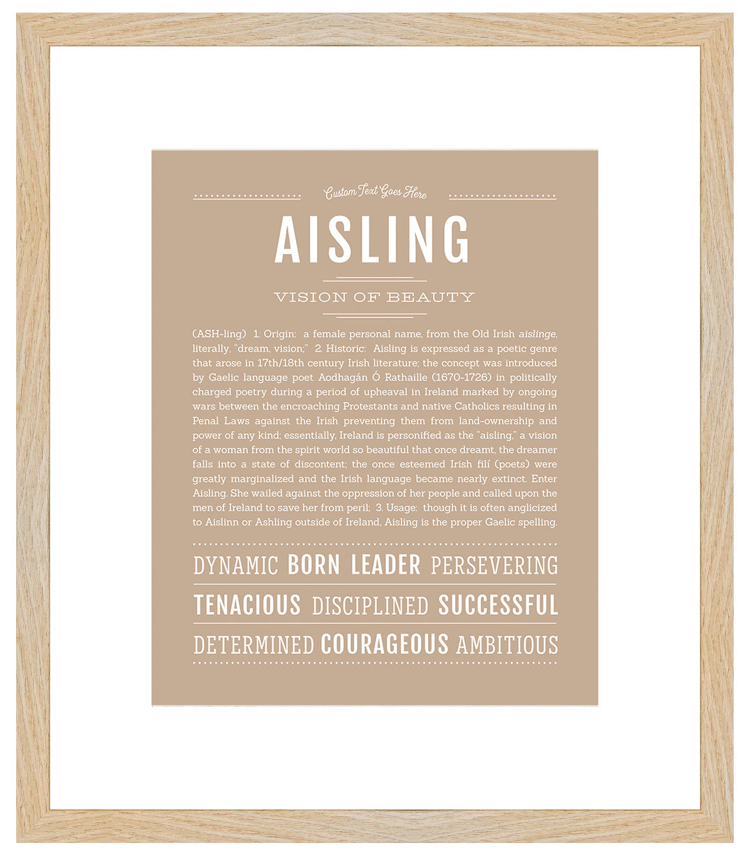 Aisling | Name Art Print