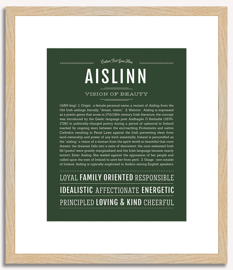 Aislinn | Name Art Print