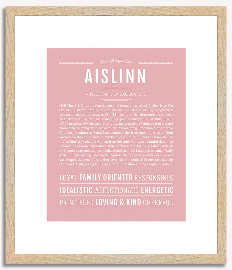 Aislinn | Name Art Print