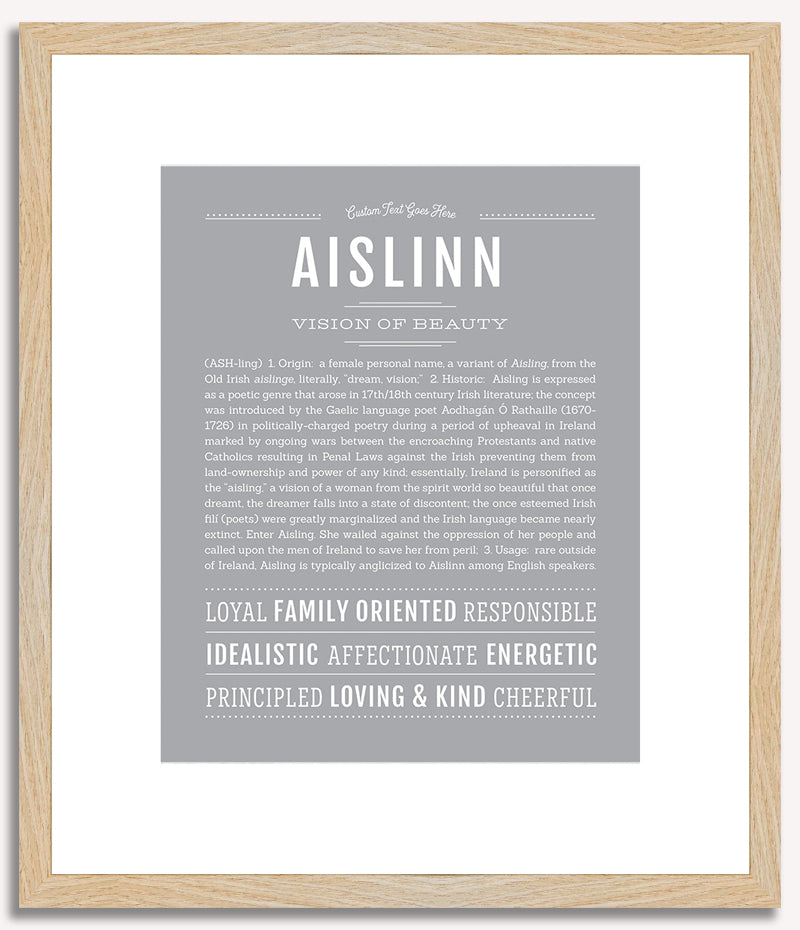 Aislinn | Name Art Print