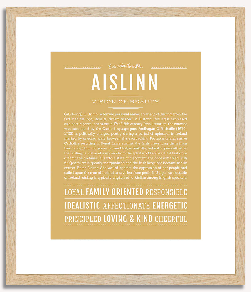 Aislinn | Name Art Print