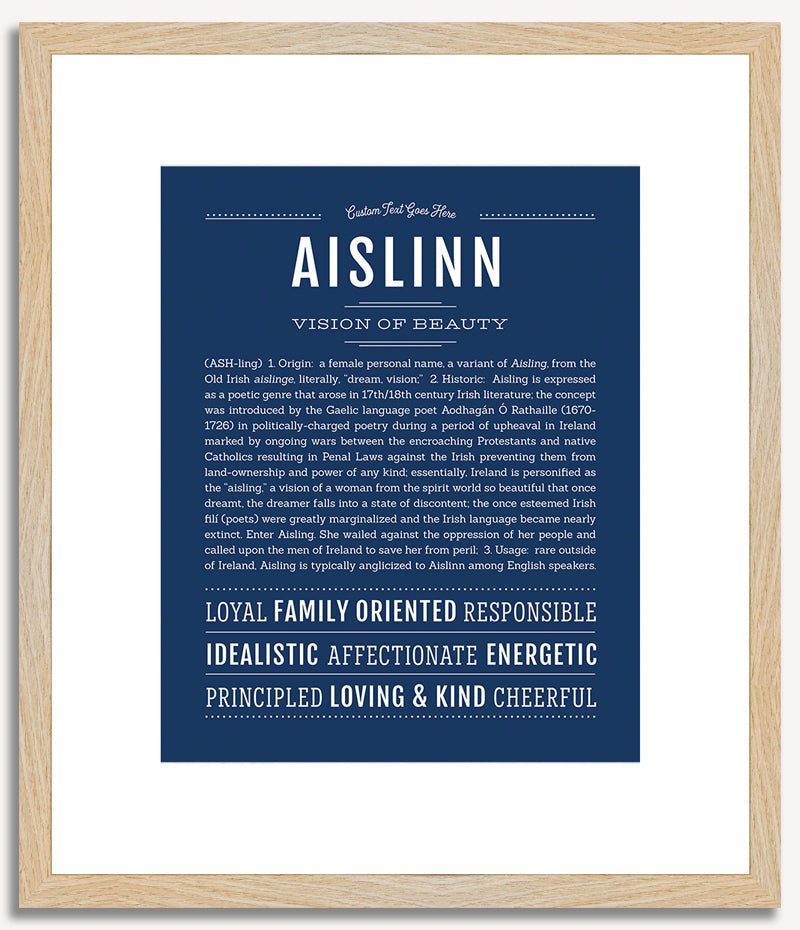 Aislinn | Name Art Print