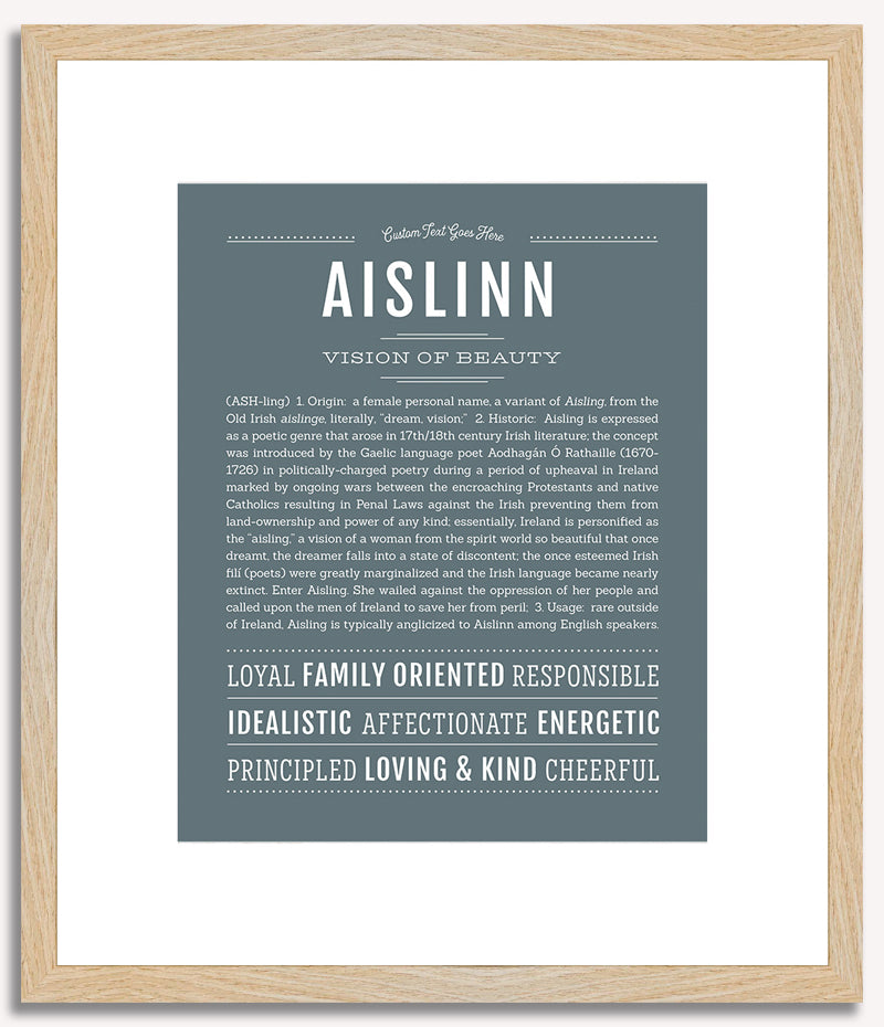 Aislinn | Name Art Print