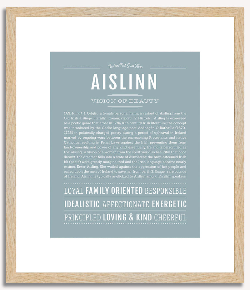 Aislinn | Name Art Print