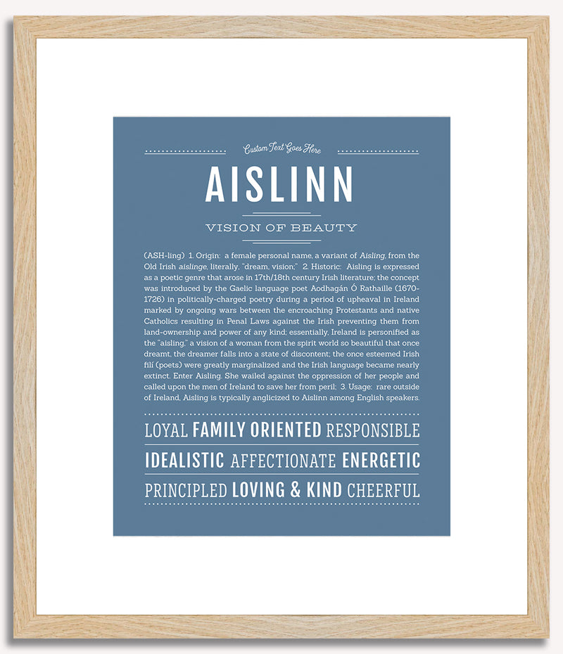 Aislinn | Name Art Print