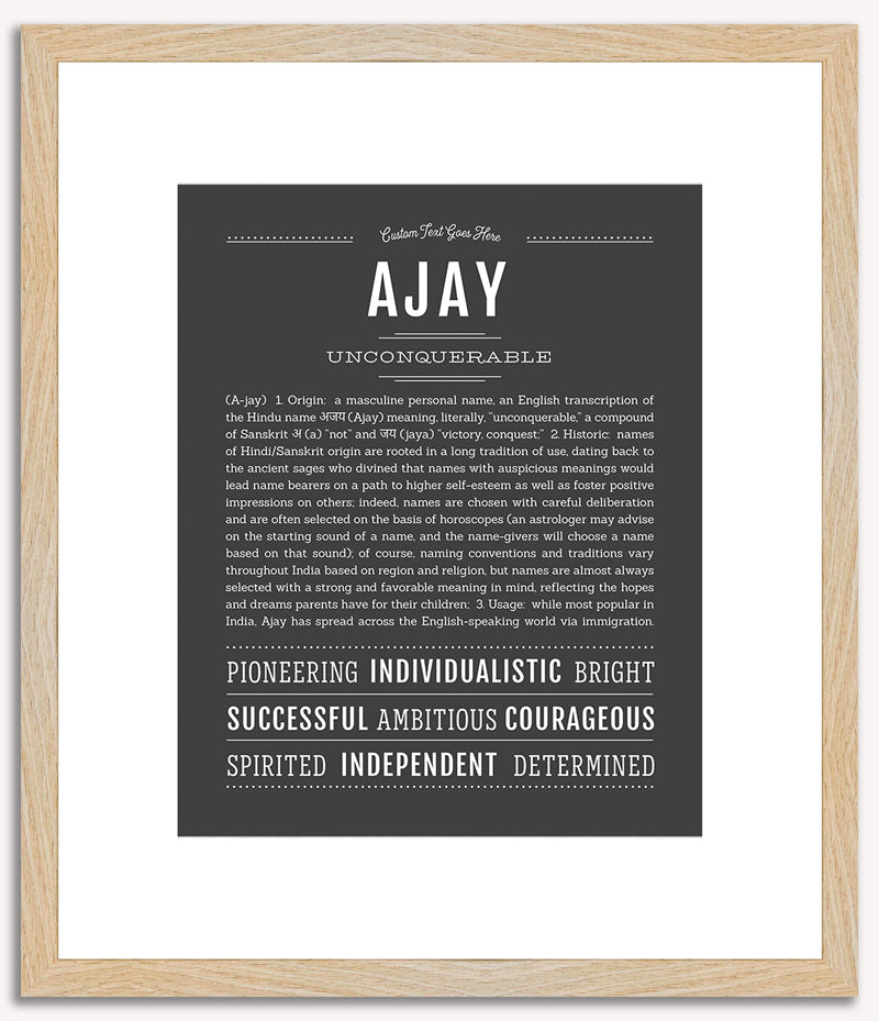 Ajay | Name Art Print