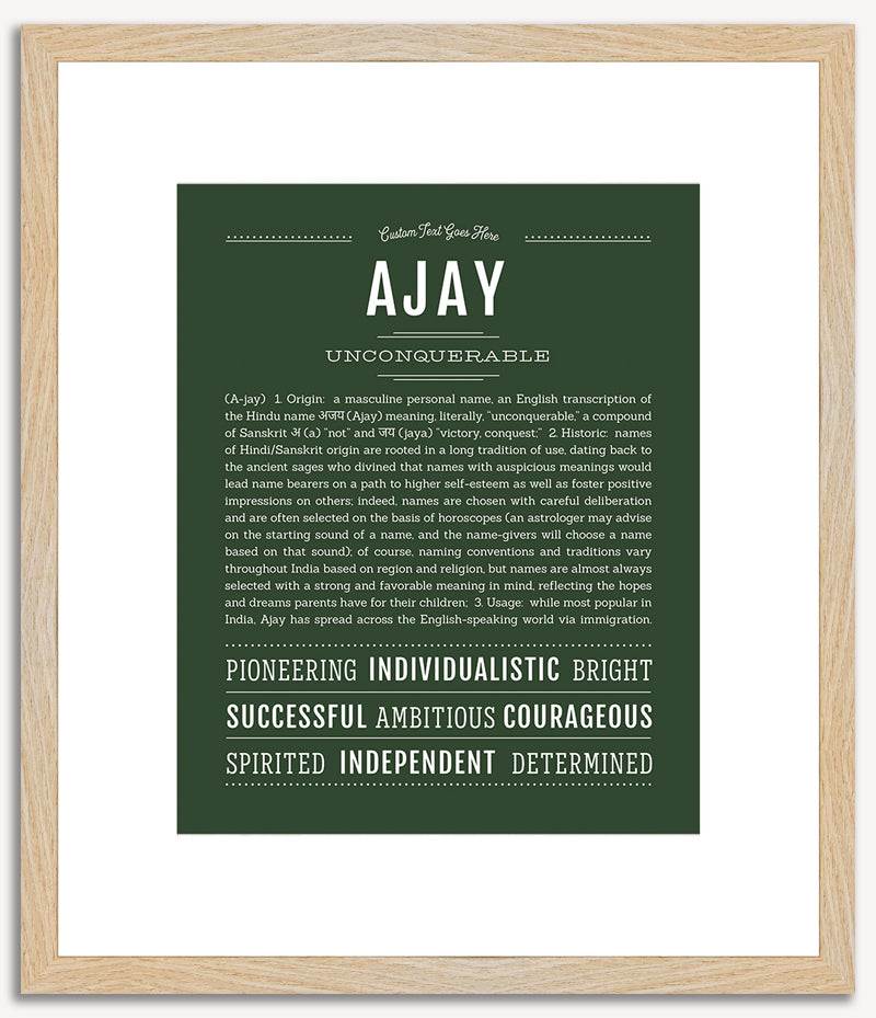 Ajay | Name Art Print