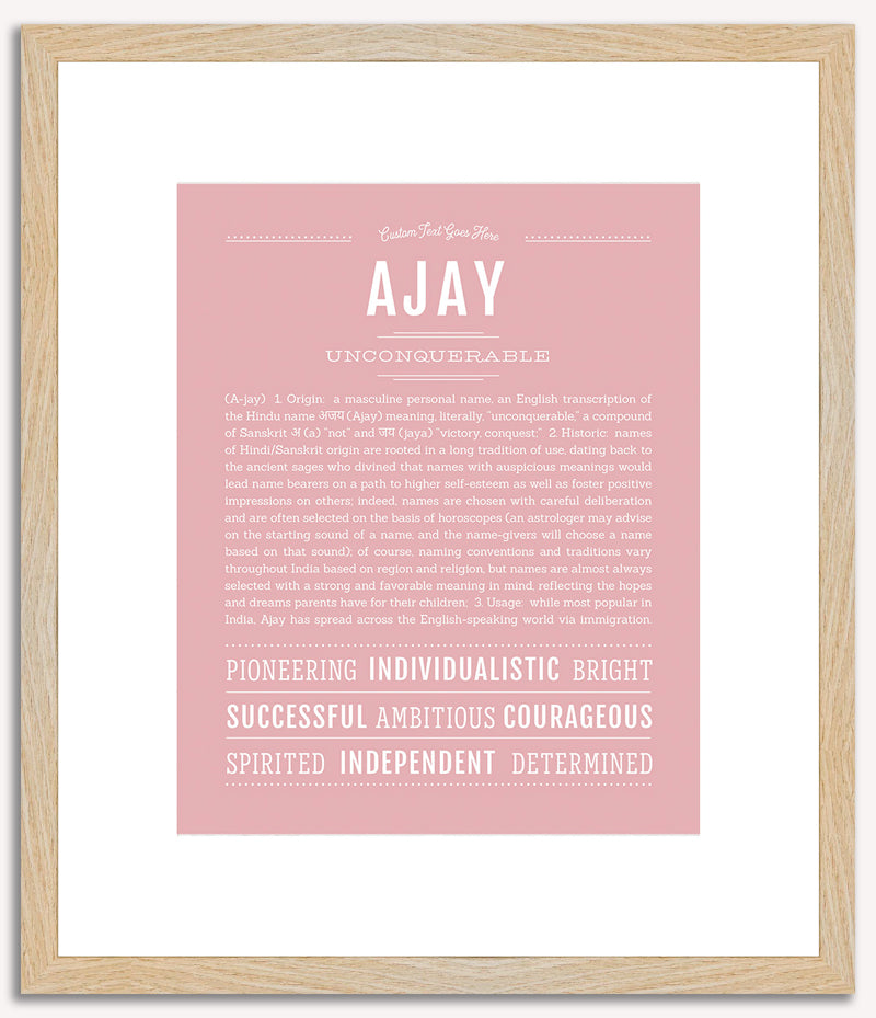 Ajay | Name Art Print