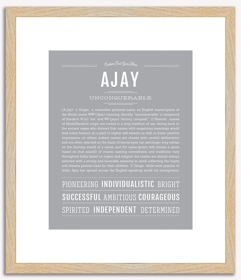 Ajay | Name Art Print