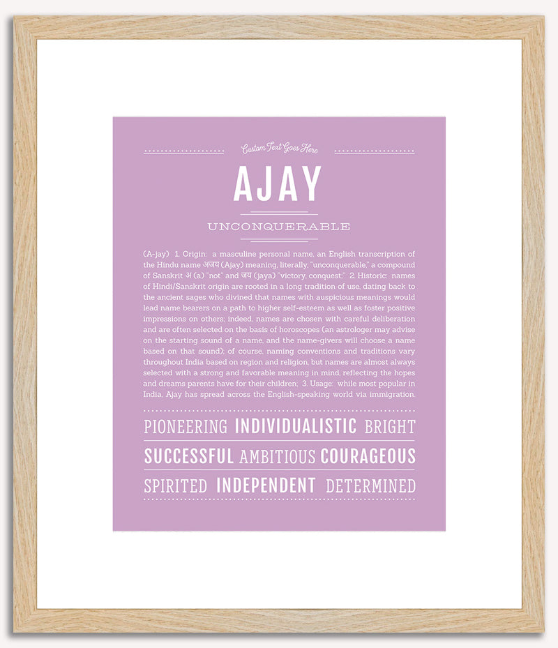 Ajay | Name Art Print