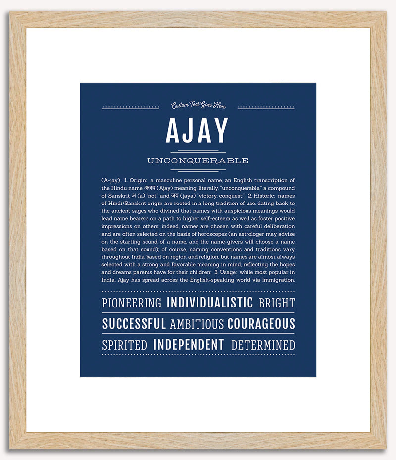 Ajay | Name Art Print