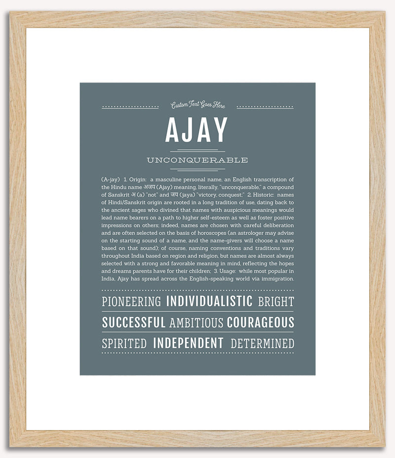 Ajay | Name Art Print