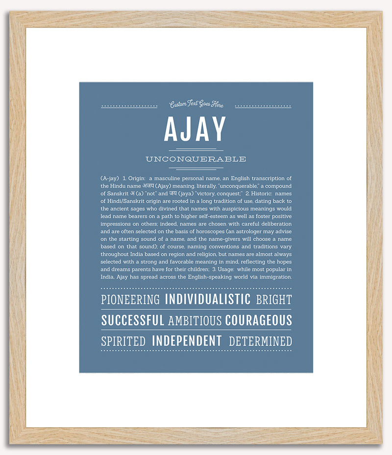 Ajay | Name Art Print