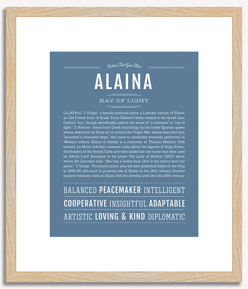 Alaina | Name Art Print