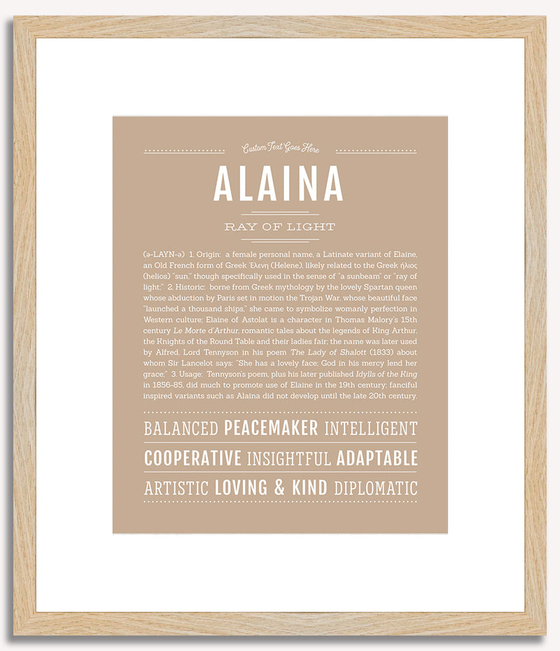 Alaina | Name Art Print