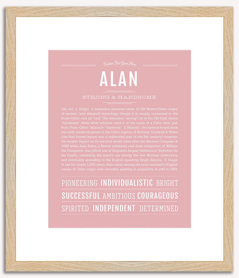 Alan | Name Art Print