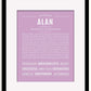 Frame Options | Lilac | Black Frame, Matted