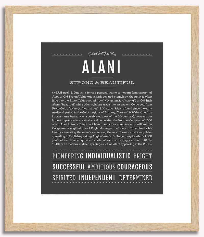 Alani | Name Art Print