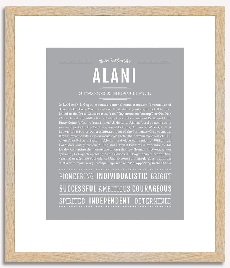 Alani | Name Art Print