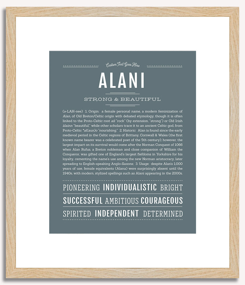 Alani | Name Art Print