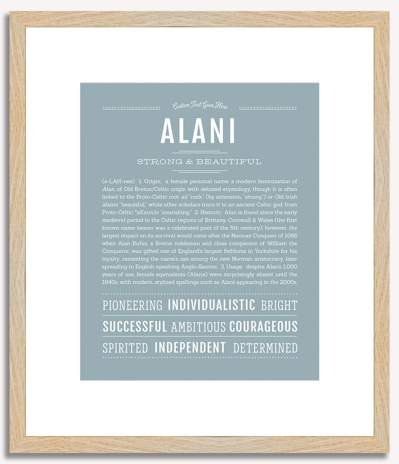 Alani | Name Art Print