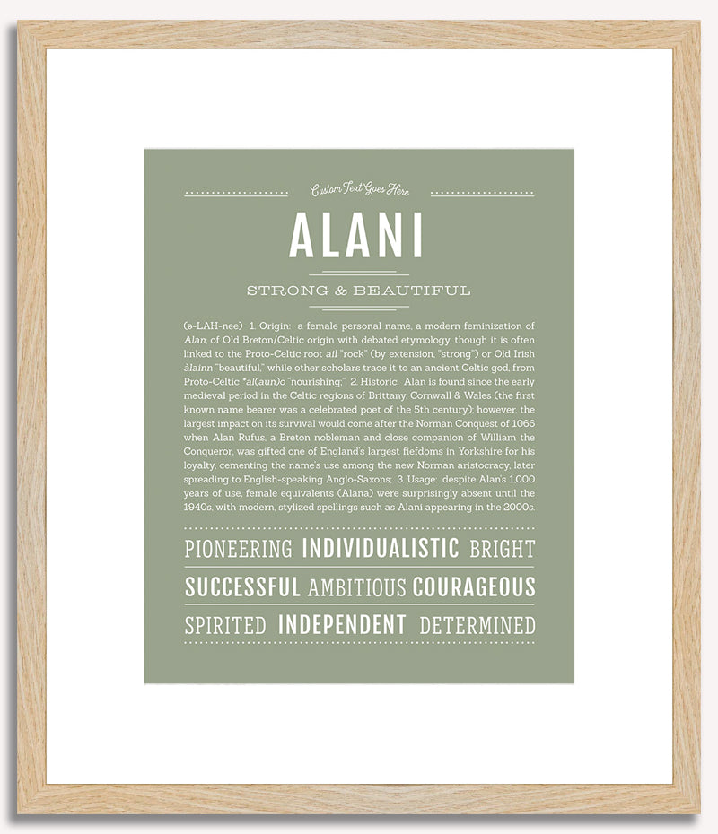 Alani | Name Art Print