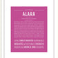 Frame Options | Dark Pink | Black Frame, Matted