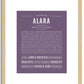 Alara | Name Art Print