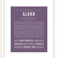 Frame Options | Deep Purple | Black Frame, Matted