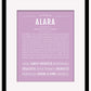 Frame Options | Lilac | Maple Frame, Matted
