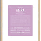 Alara | Name Art Print