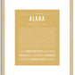 Alara | Name Art Print
