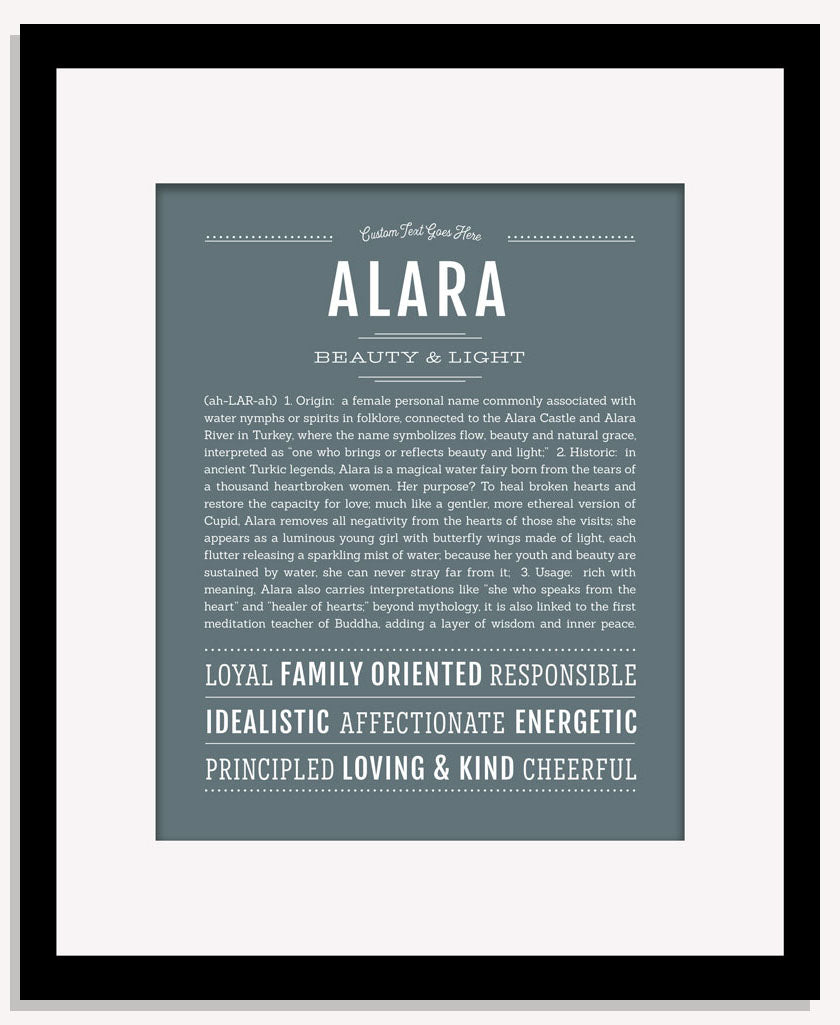 Frame Options | Night Rendezvous | Maple Frame, Matted