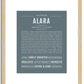 Alara | Name Art Print