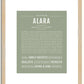 Alara | Name Art Print